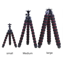Осьминог камера штатив Маленький Средний Большой Gorillapod Губка аксессуары Tripe мини штатив держатель кронштейн телефон клип для Go Pro
