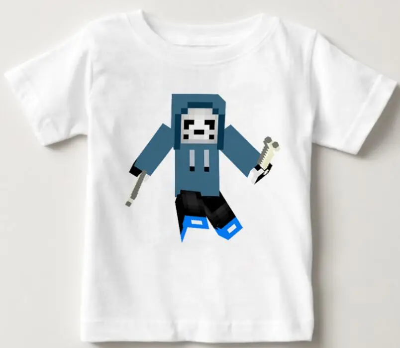 Undertale Sans and Papyrus/2017 г. Детская Хлопковая футболка для маленьких мальчиков и девочек, Детская футболка с круглым вырезом, футболка для малышей