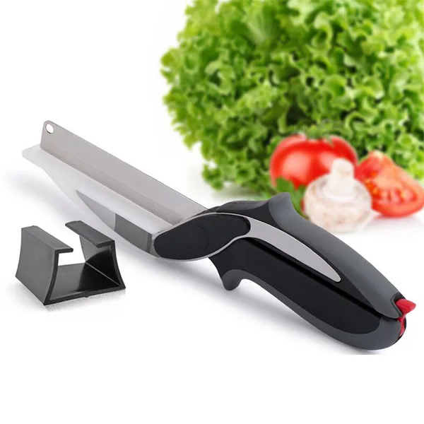 2017 New 2 in 1 Food Cutter Stainless Steel Eco Friendly Chopper