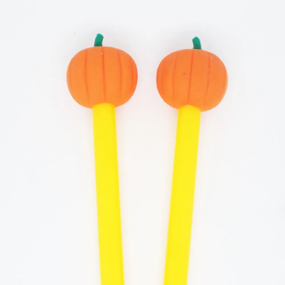 

1 pcs Creative Korean cute pumpkin black gel pen signing pen student office writing stationery pen