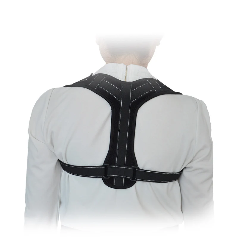 Ремень корректирующий для спины унисекс простой защитный бандаж фиксации
