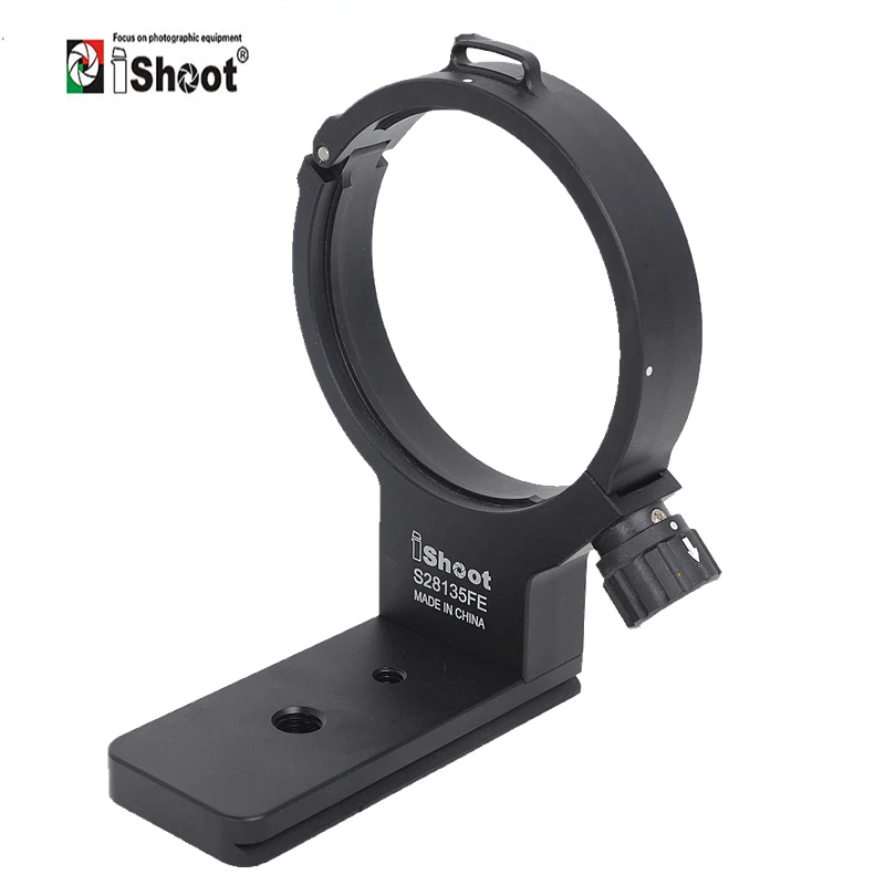 

iShoot Lens Support Collar for Sony FE PZ 28-135mm f/4 G OSS Tripod Mount Ring Replacement Base Foot Stand Arca RRS Compatible