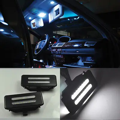 

2Pcs xenon White LED vanity mirror visor light For E84 X1,F25 X3,E70 X5,E71 X6