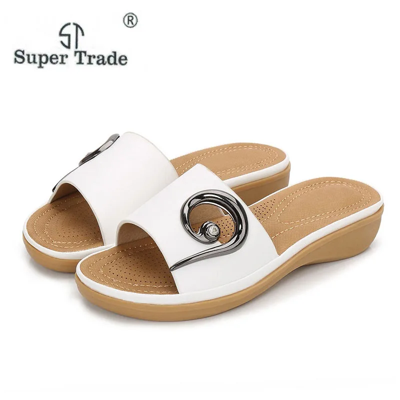 Spring & Summer New Flat Women Summer Sandals 2018 New Summer Women'S Sandals And Slippers Casual Daily Wear With Sandals