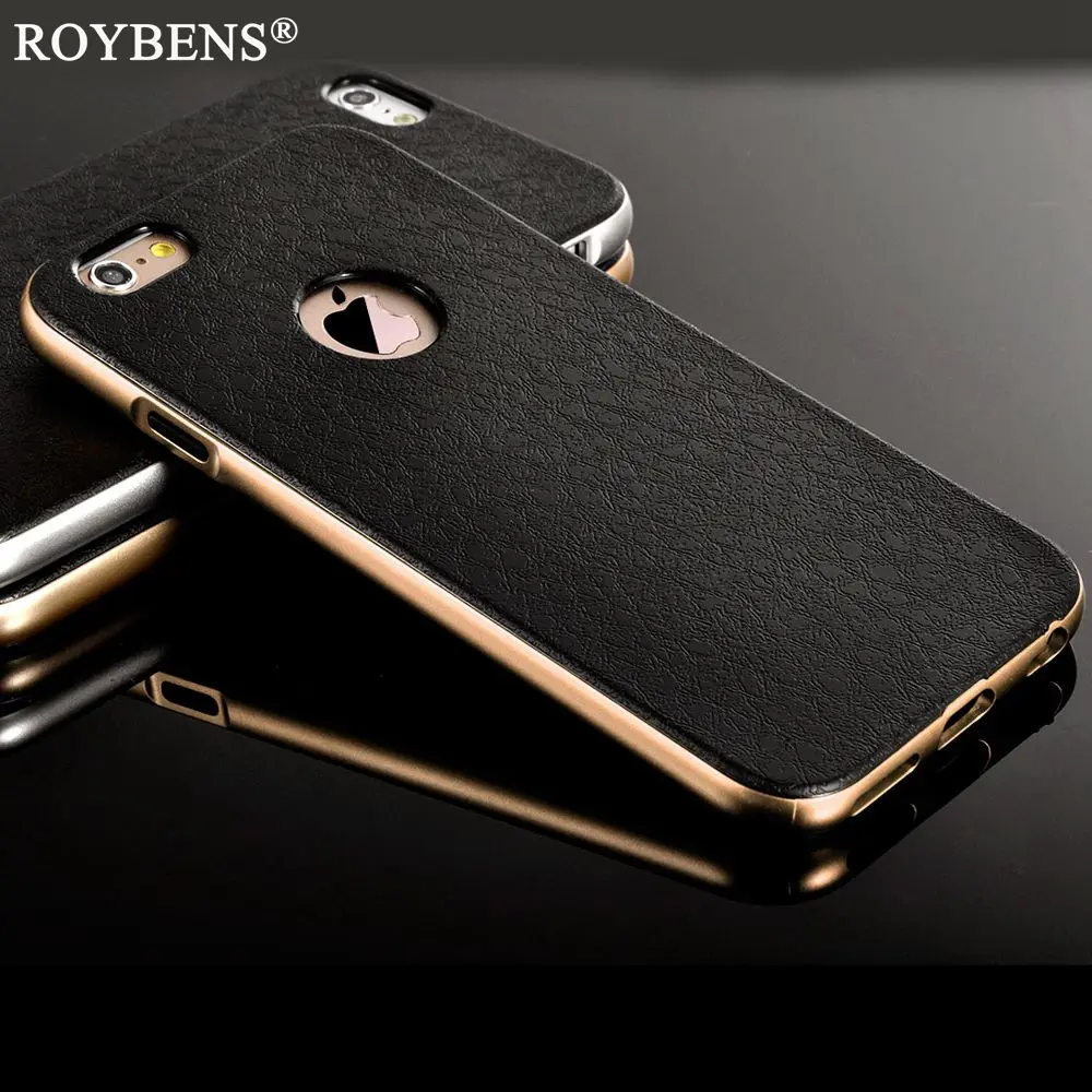 Роскошные Roybens силиконовый + жесткий Гибридный чехол из поликарбоната для Iphone 6 S 4