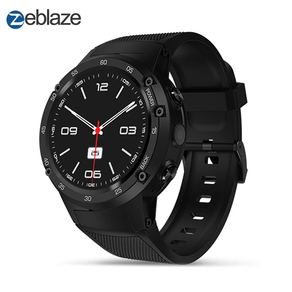 

Zeblaze THOR 4 4G LTE GPS SmartWatch Phone Android 7.0 MTK6737 Quad Core 1GB+16GB 5.0MP 580mAh 4G/3G/2G Data Call Watch Men