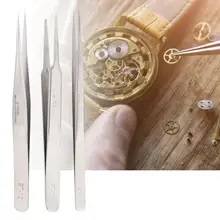 High Hardness Watch Tweezers Anti-magnetic Design Stainless Steel Practical Watch& Jewelry Repairs Tool Kit for Watchmaker a
