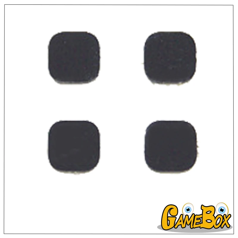 Набор накладок на винты для Nintendo 3DS LL/XL резиновые прокладки XL LL 1 комплект/4