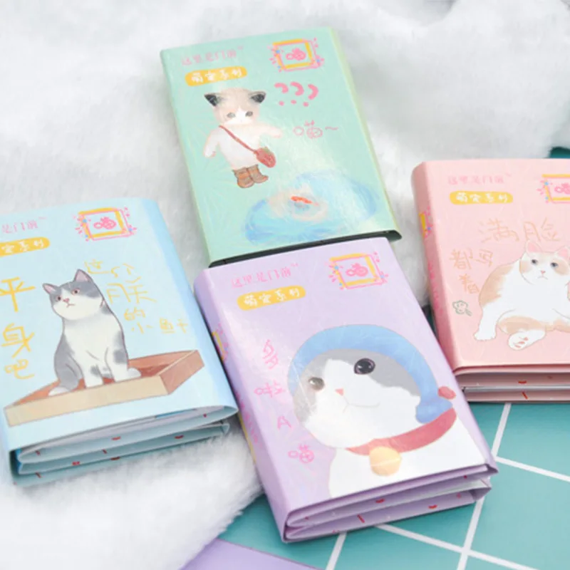 12 наборов блокнотов Липкие заметки Kawaii свежие животные бумага Блокнот дневник