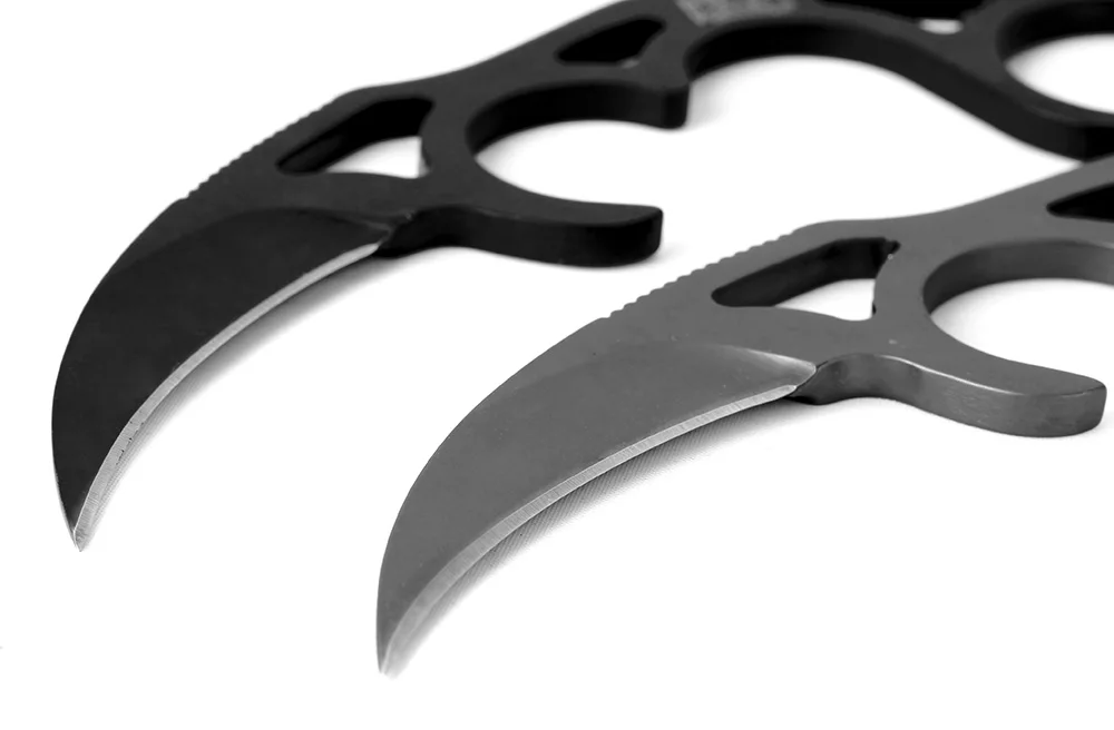 KKWOLF Karambit нож CS GO, охотничий нож для выживания, походный спасательный тактический нож karambit, нож с фиксированным лезвием