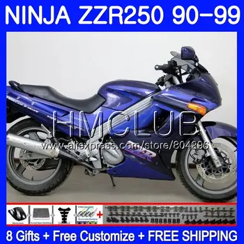 

Stock blue Body For KAWASAKI NINJA ZZR 250 ZZR-250 95 96 97 98 99 Bodywork 55HM.24 ZZR250 1995 1996 1997 1998 1999 Fairing Kit
