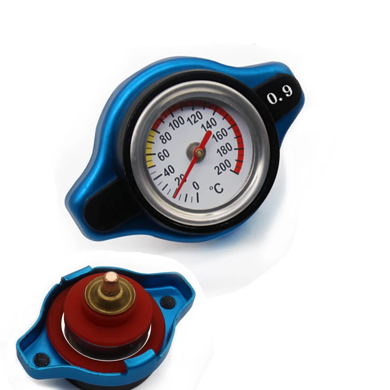 

Genuine Car Thermostatic Gauge Radiator Cap 0.9 bar Small Head Water Temp Meter
