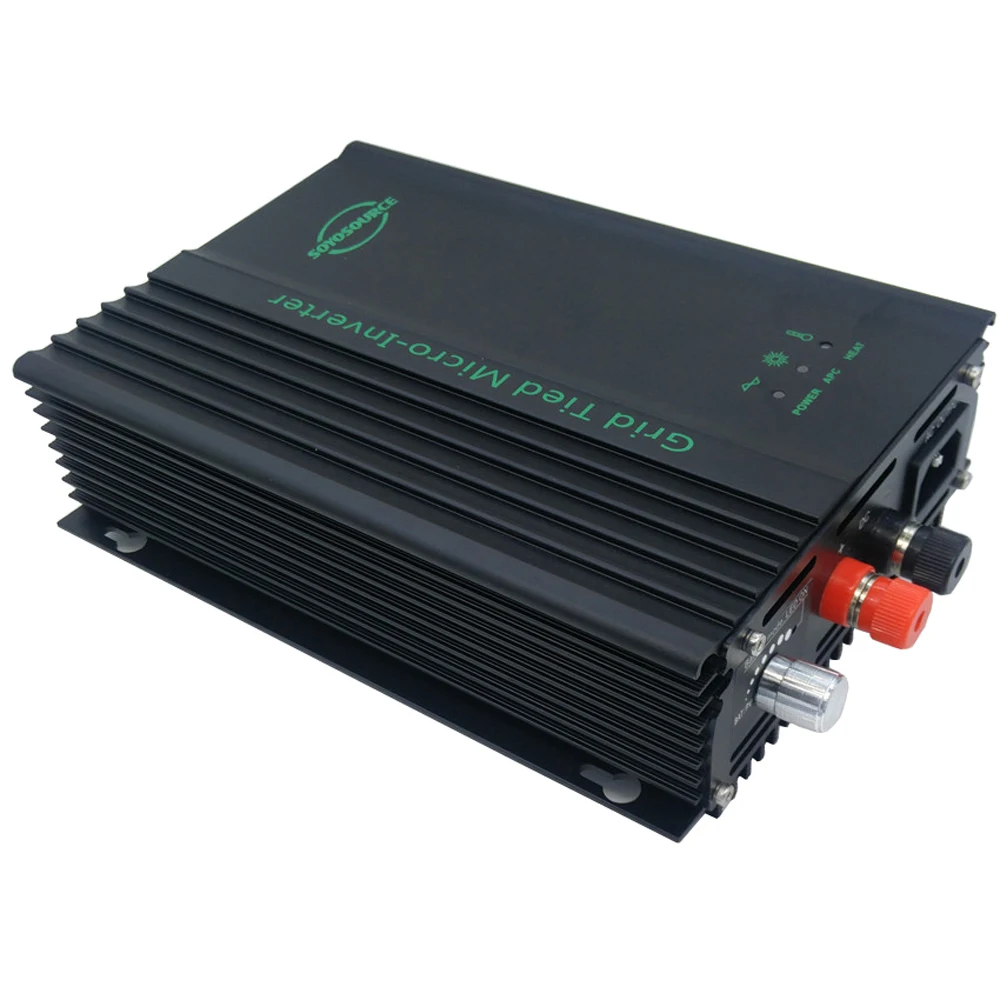 

600W Micro Grid Tie Inverter for 24V 36V 48V 60V 72V 96V Battery Adjustable output power MPPT Pure Sine Wave grid tie inverter