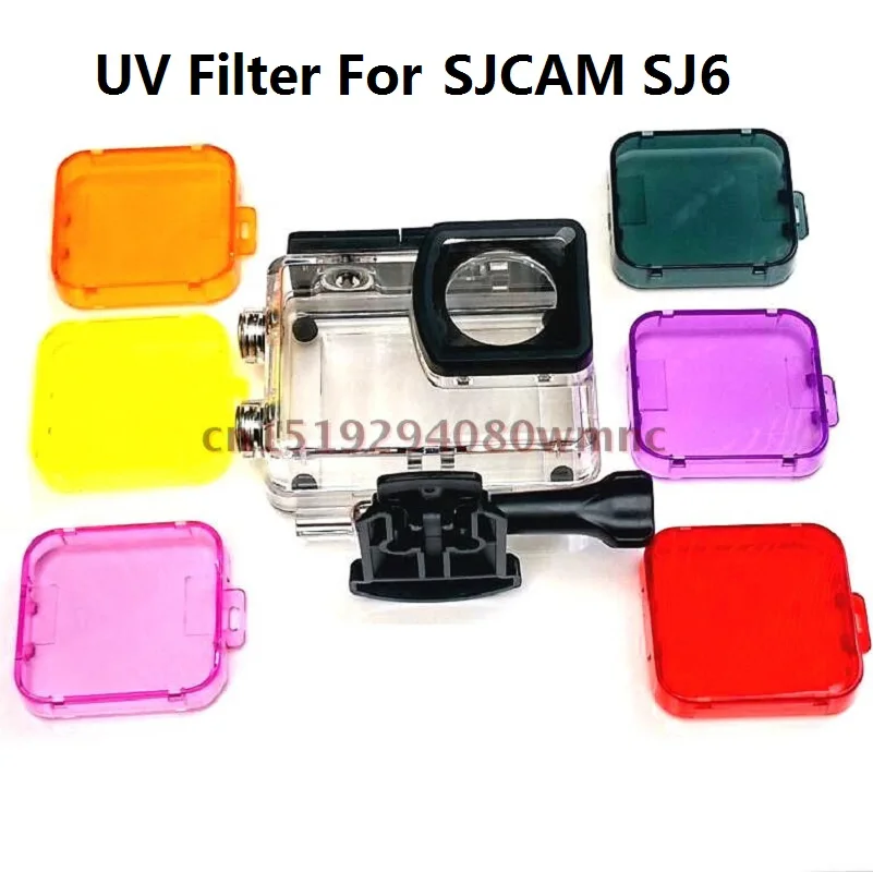 

SJCAM Original SJ6 Legend Accessories Diving Lens UV Filter Waterproof Case Protective Cover For sj6 THIEYE T5E E7 Action Camera