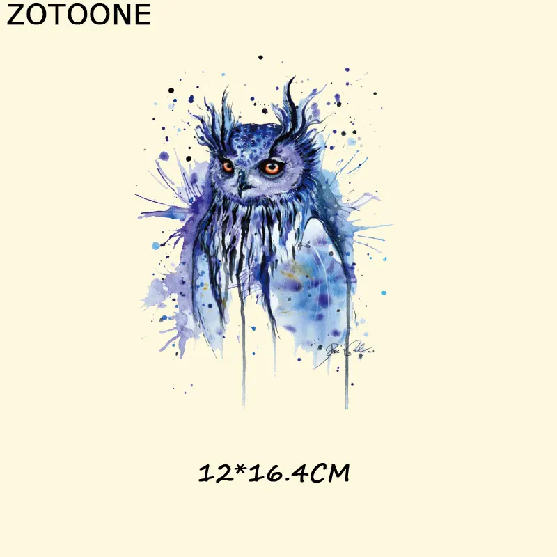 ZOTOONE, дизайн, животные, серия, патч, футболка, пресс, стикер, а-уровень, моющийся, утюжок, Переводные патчи для одежды F - Цвет: 032002