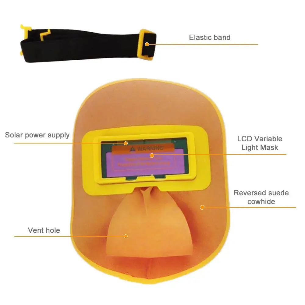 Солнечная автоматическая световая меняющаяся Сварочная маска кожа аргон дуга анти-всплеск сварочный защитный шлем дропшиппинг