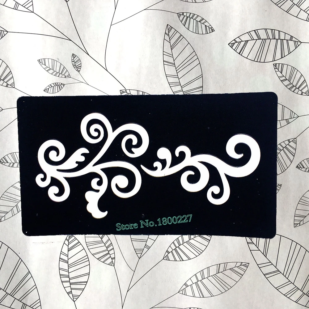 Lace Indian Mehndi HEnna Tattoo Stencils For Women Body Art Fake Tattoo