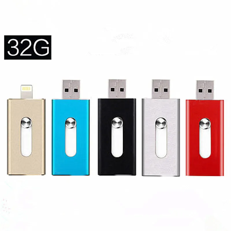 I Flash Drive 8 ГБ 32 64 Гб мини Usb металлический флеш накопитель/Otg флэш накопитель для iPhone