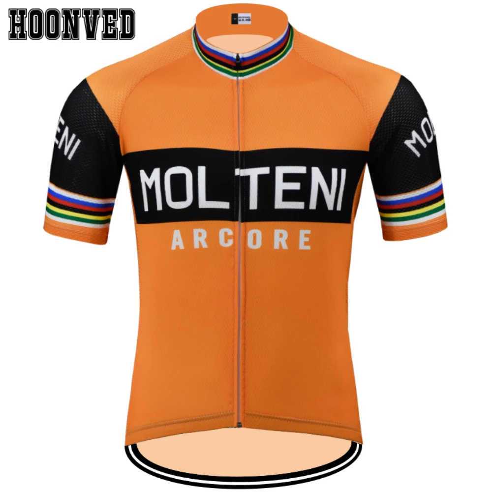 

Go Pro Man Retro MOLTENI Road Cycling Jersey Short Sleeves Clothing Summer Triathlon Wear Mtb Jersey maillot ciclismo hombre