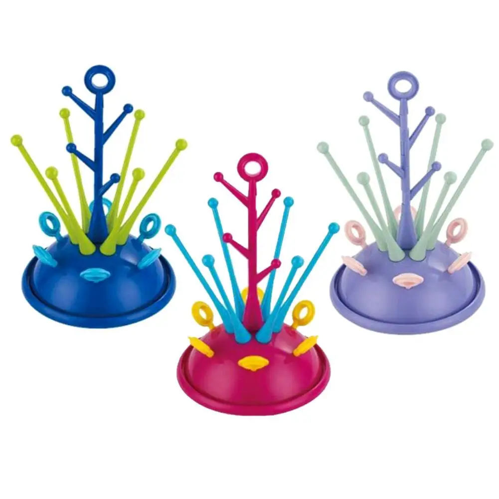 

New Baby Feeding Bottle Drying Stand Rack Storage Holder Infant Nipple Shelf Drainer