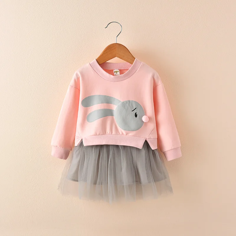 2018 New Spring Children Princess Clothing Casual Long Sleeve Baby Kids Dresses for Girls 1 2 3 4 5 6 Year Toddler Girls Dress HTB1VB6Plx6I8KJjy0Fgq6xXzVXaz - 2018 New Spring Children Princess Clothing Casual Long Sleeve Baby Kids Dresses for Girls 1 2 3 4 5 6 Year Toddler Girls Dress