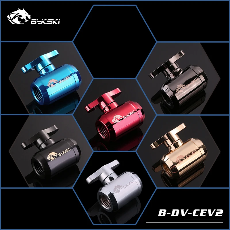 

Bykski B-DV-CEV2 Female to Female G1/4" Threads Water Stop Ball Valve