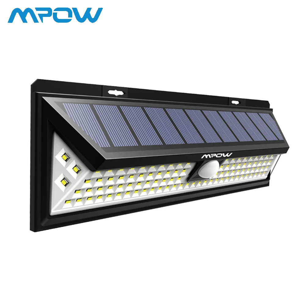 102 LED Solar PIR Motion Sensor Wall Light Outdoor Garden Lamp Waterproof Lot
