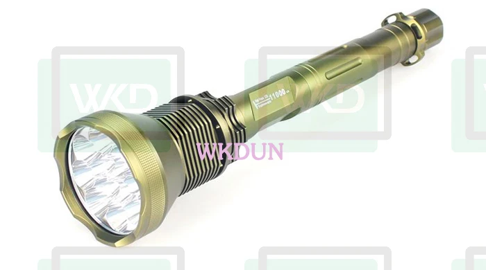 TrustFire AK-90 12x CREE XM-L T6 светодиодный 5 Режим 13000LM высокий мощный фонарь, светильник 4x26650 Батарея