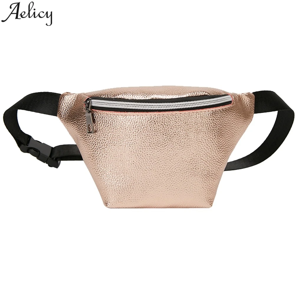 Aelicy женские модные нагрудные Сумки из искусственной кожи на молнии для