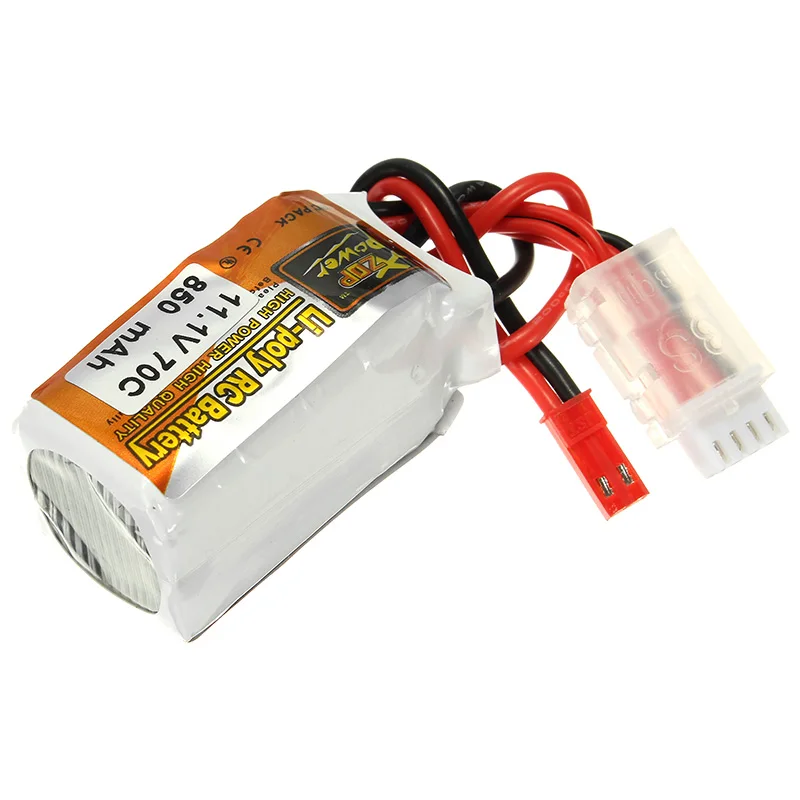 Высокое качество ZOP power 11 1 V 850 mah 70C 3 S Lipo батарея с JST Plug перезаряжаемые Li po батареи