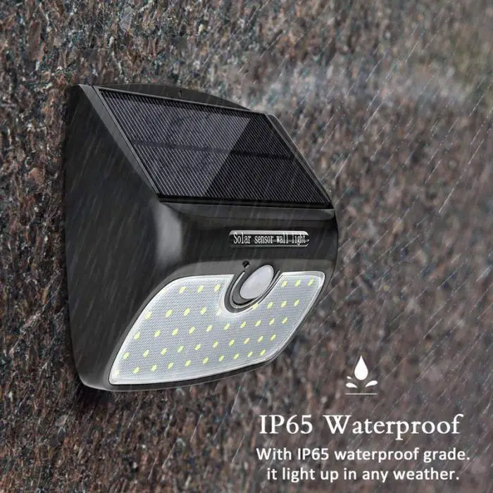 Solar Lamp 48 LED Light Motion Detector Waterproof Light for Garden Patio Courtyard DTT88