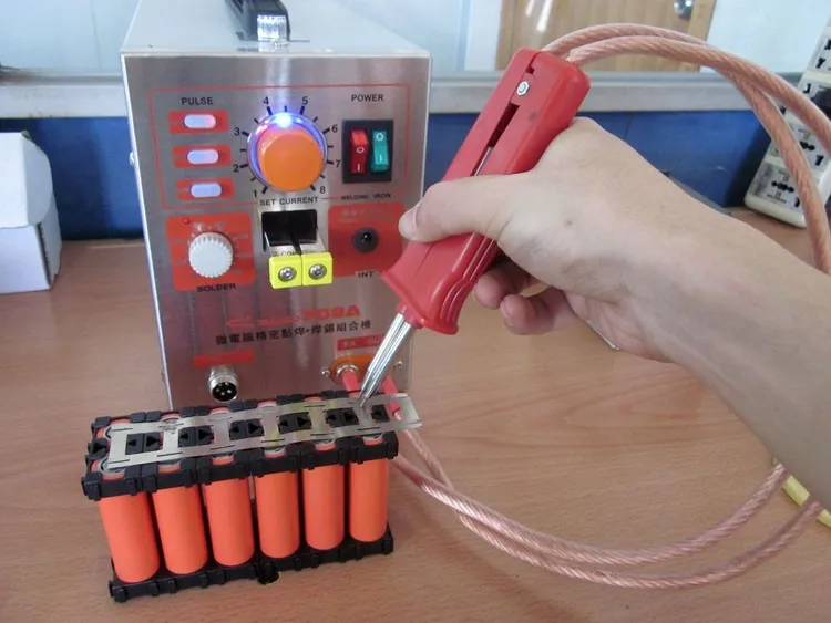 NEW 1 9KW Battery Spot Welder Welding Machine for Notebook Mobile phone 18650 16340 14500 Battery