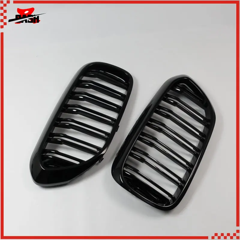 DASH Double Slat M look Gloss Black front kidney grille for BMW 2017 G30 G31 G38 5-series Sedan Touring Long-wheelbase | Автомобили и