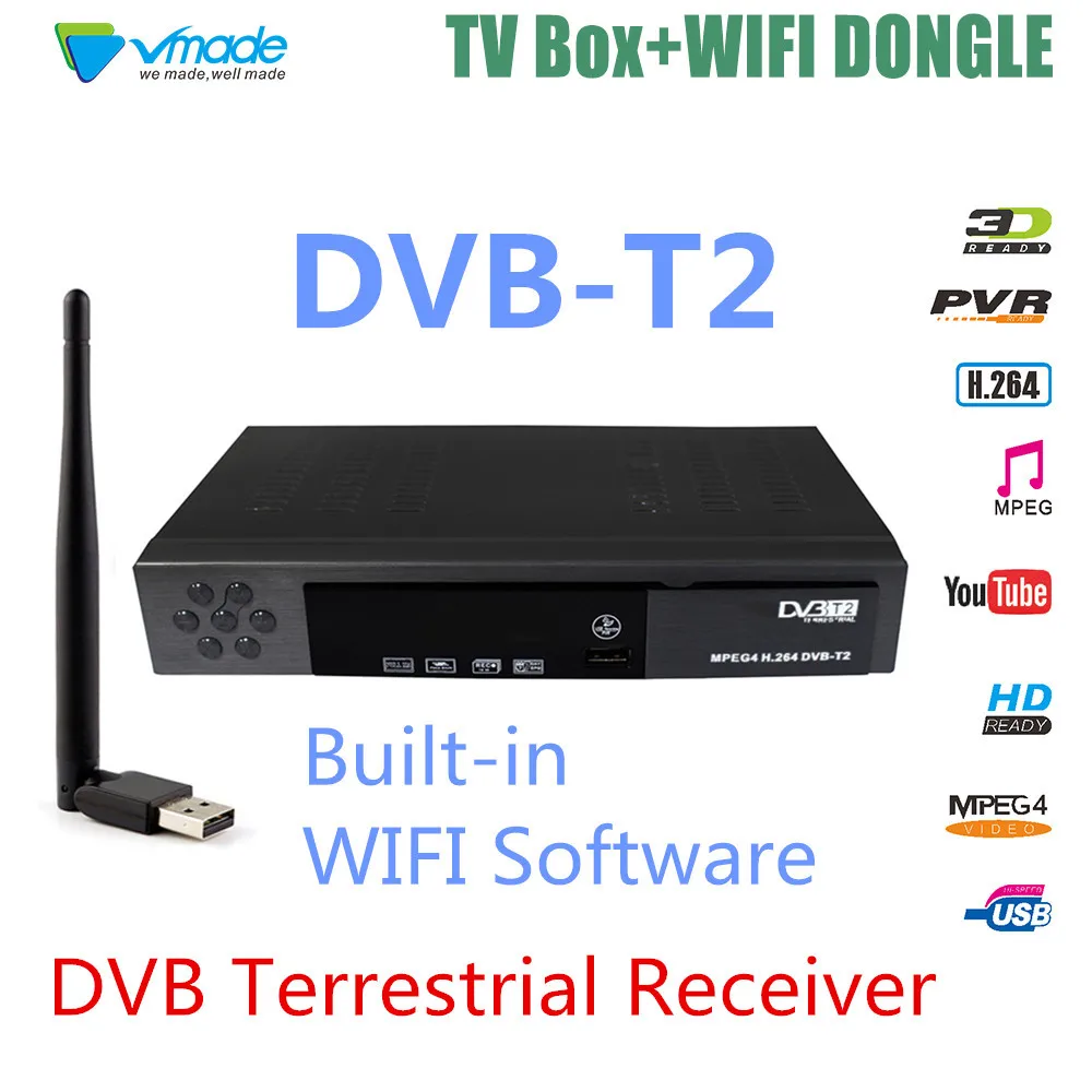 Новый DVB T2 наземный ресивер Поддержка Newcamd iks FTA satelital H.264/MPEG-4 для Европы России с USB wifi7601 телеприставка Новый DVB T2 наземный ресивер Поддержка Newcamd iks FTA satelital H.264/MPEG-4 для Европы России с USB wifi7601 телеприставка