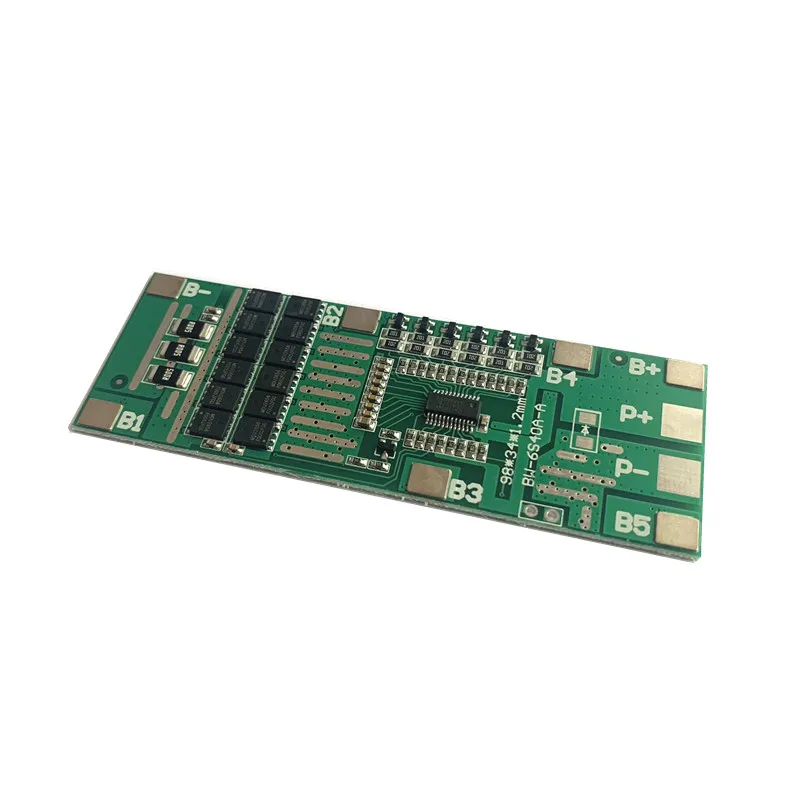 BMS 6S 15A 20A 25A 40A 24V 3,7 V литиевая Защитная плата для 6 пакетов 18650 PCB BMS литий-ионная батарея модуль