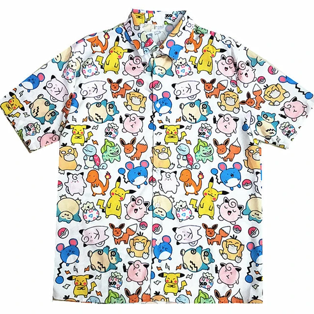 Long Harajuku Pokemon Shirt 1