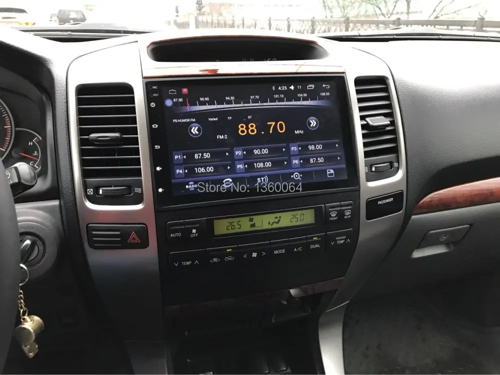 Sale Nedehe 2G+32G Android 7.0 car dvd player for Toyota Prado Land Cruiser 120 2004-2009 car radio gps navigation Bluetooth Wifi 5