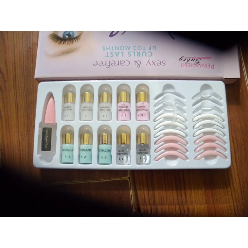 

6set/lot Eyelash Perm Lotion Eyelash Perm Super Eyelash Curling Perm Kit Eyelash Wave Lotion Makeup Tool Kit