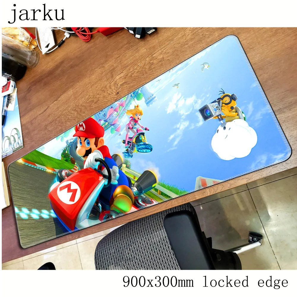 

mario mouse pad gamer 900x300mm notbook mouse mat large gaming mousepad High-end pad mouse PC desk padmouse accessories