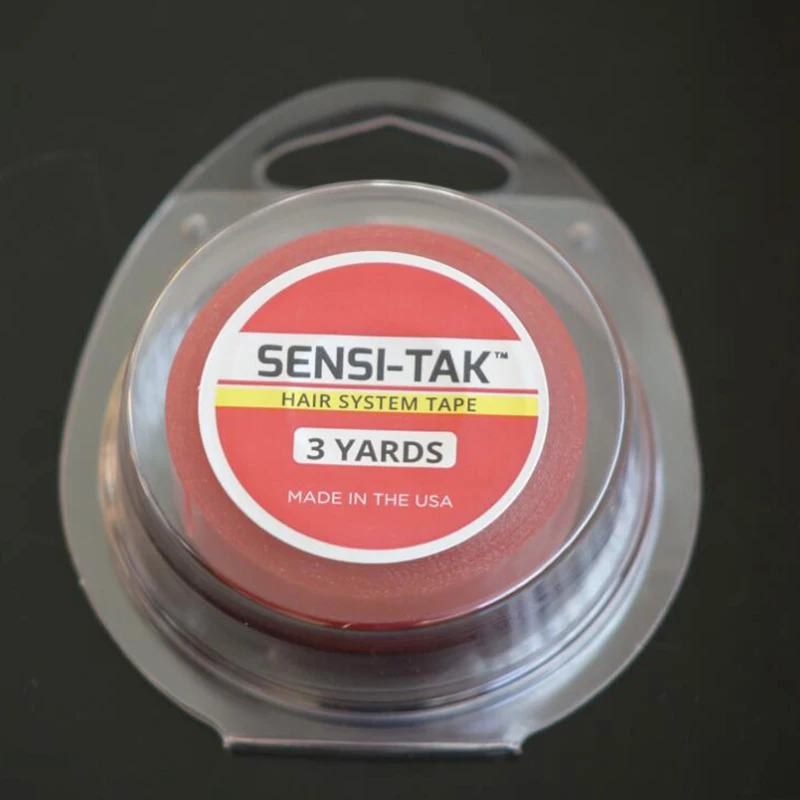 Free shipping Wholesale 3 yards SENSI-TAK super quality adhesive tape new package wig tape hair tape Free shipping Wholesale 3 yards SENSI-TAK super quality adhesive tape new package wig tape hair tape