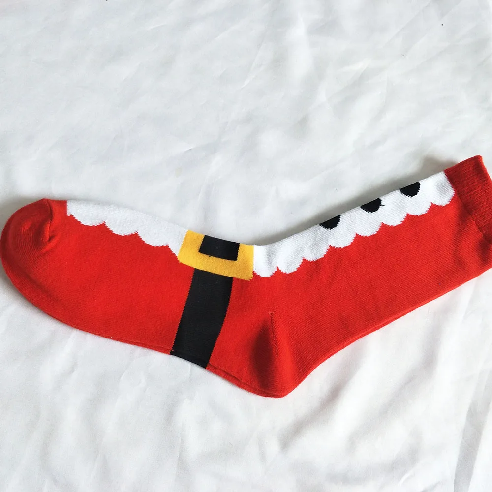 Новинка года; яркие рождественские носки из чистого хлопка с рисунком; мужские носки с героями мультфильмов - Цвет: 6