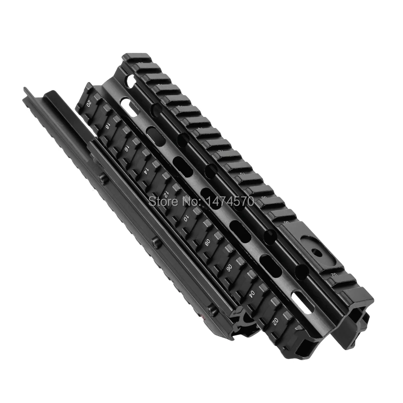 Алюминий Сайга 12 калибра аксессуар крепление Системы цевье с 2 верхних слота