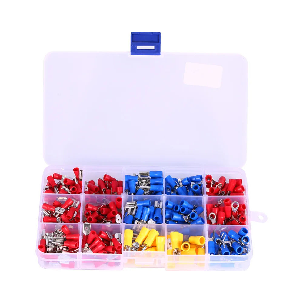 

Overseas - VGEBY 280Pcs Assorted Crimp Terminals+Case Assorted Crimp Spade Terminal Insulated Electrical Wire Connector Kit Set