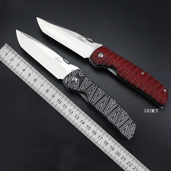 

Enlan L01-1 L01MCT folding knife 8Cr13MoV blade Micarta handle camping hunting outdoor survival pocket Kitchen knives edc tool