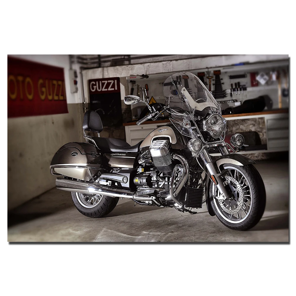 Moto Guzzi California 1400 постер на мотоцикле Картина холсте украшение стену картина для