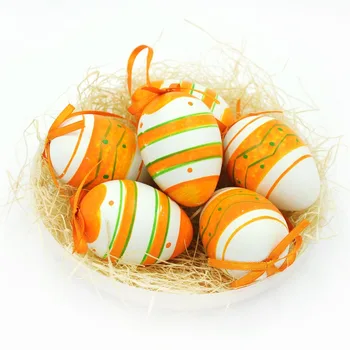 

Nicro 6 Pcs/Lot Easter Eggs Toy Simulation Egg Diy Hand Crafts Ornaments Gadget New Decoration Party Home Decor #Oth96
