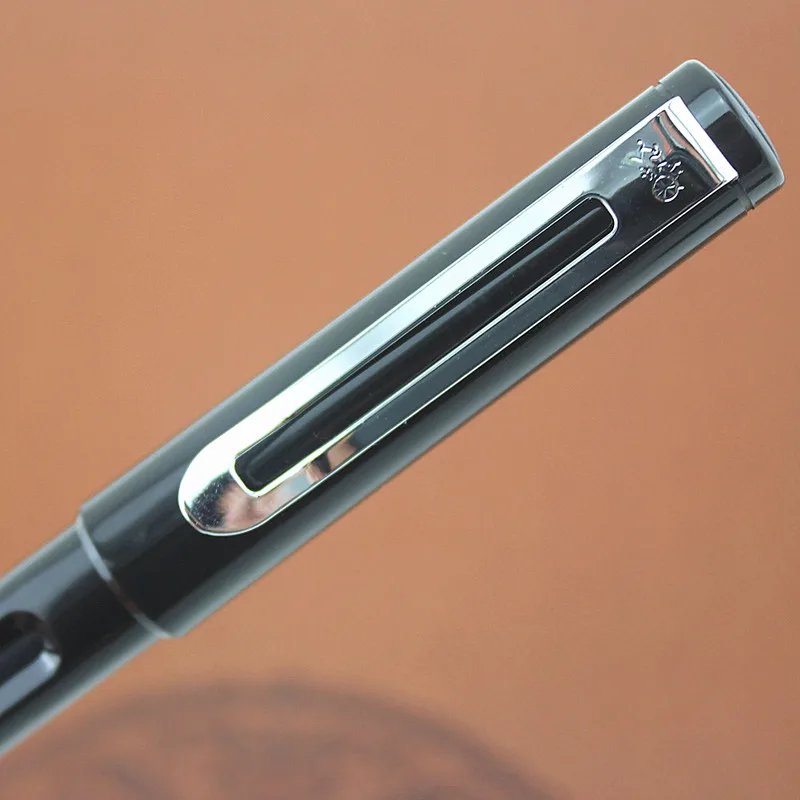 0.5mm Fine Stainless Steel Tip Head Fountain Pen Resin Body Student Stationery Office School Supplies Generic 2.6mm Ink Sac Pen