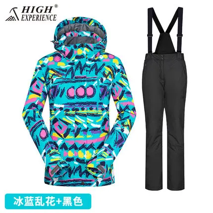 H 3 High Experience горнолыжные костюмы, водонепроницаемый,женский зимний горнолыжный костюм,женский сноубордический костюм, женский костюм для сноуборда,Женский зимний лыжный костюм,горнолыжные костюмы куртки - Цвет: H 3