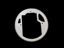 Mato spare part plastic gears 360 degrees rotation gear wheels(white) for HL rc tanks and Mato metal tanks