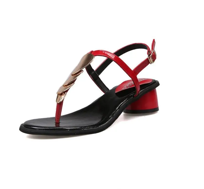 hot sale Women Sandals 2019 Summer Fashion Rome Shoes casual Women Sandals mid heel Sandals Woman Shoes Plus Size 35-39 **581